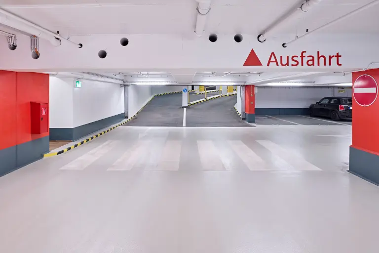 Mélygarázs, Sparkasse, Aachen, Németország