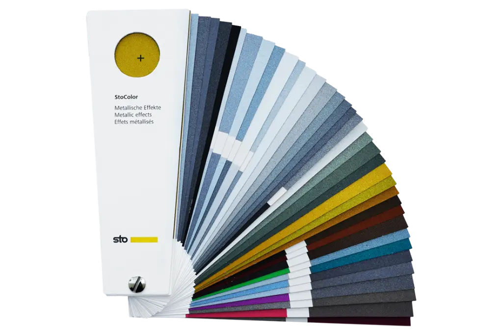 StoColor Metallische Effekte-Farbfächer mit 64 Farbtönen
