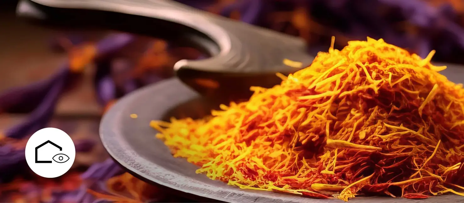 Készletfotó szárított sáfránnyal, Beltéri színek 24+ a Sto-tól