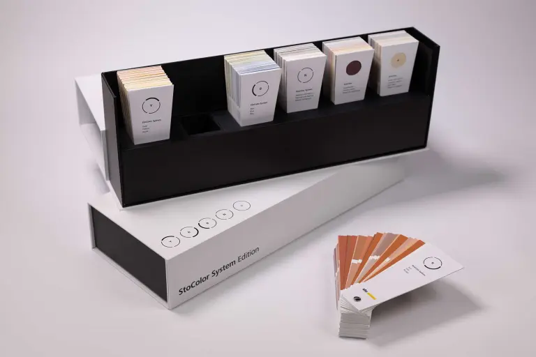 StoColor Rendszer Kollekció, 6 doboz különálló színkártyákkal