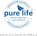 Pure life® - emissionsgeprüft_de