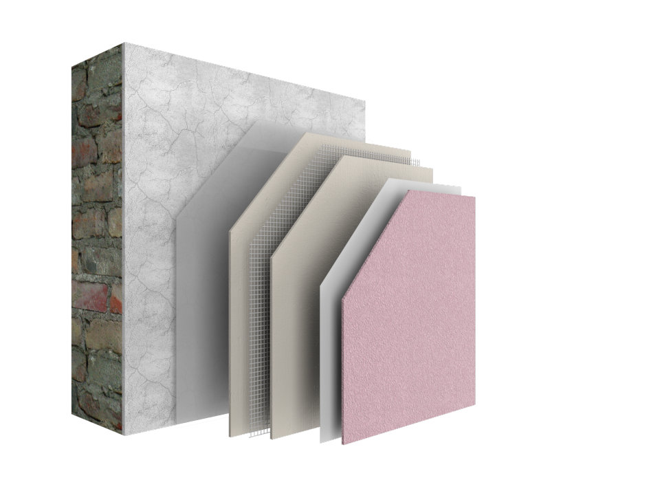 Sto-Risssanierungssystem vakolt felületképzéssel